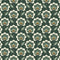 Happy Glamper Wallpaper in Dark Forest, Sage and Sand